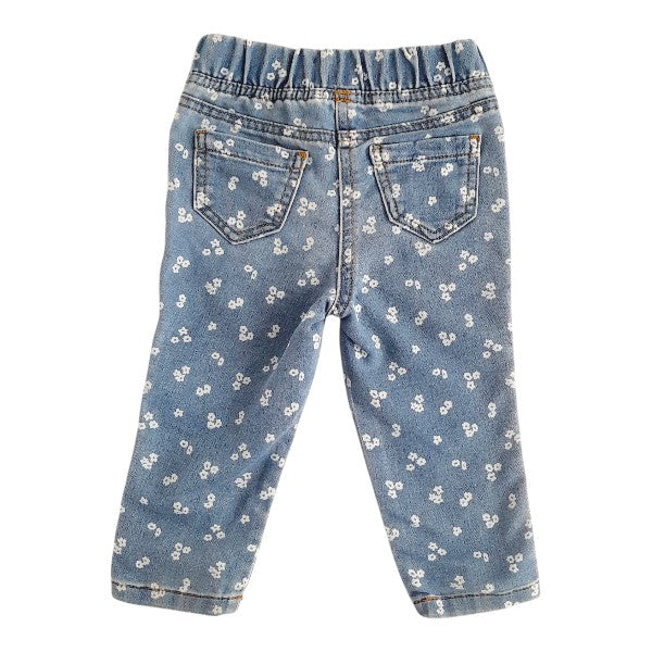 Pantalón Mezclilla Azul Marca Baby by Little Topsis 18 M Estado Casi tiki