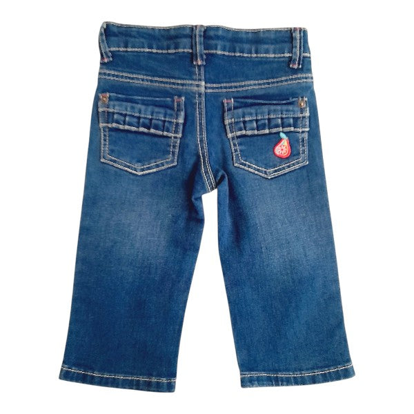 Pantalón Mezclilla Azul Marca Pillin 9 M Estado Tiki taka