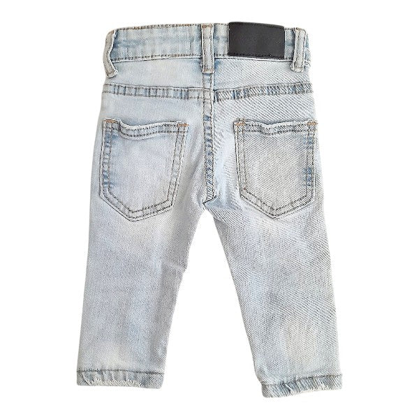 Pantalón Mezclilla Celeste Marca Otra 0-3 M Estado Casi tiki