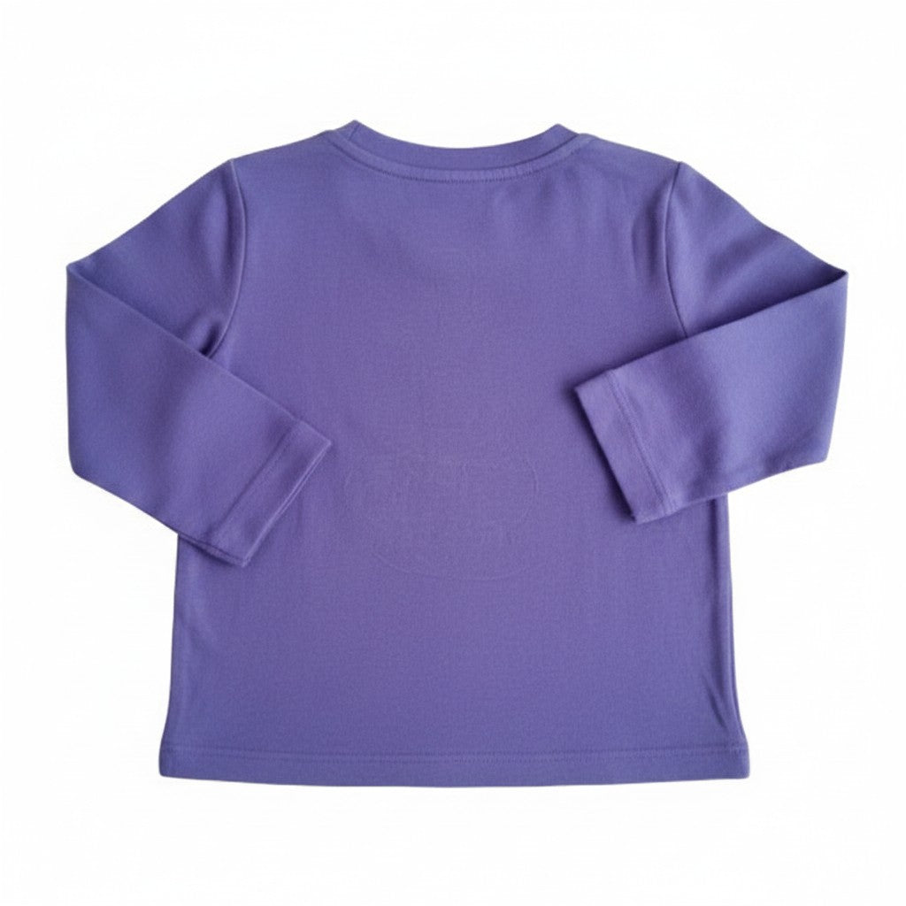 Polera manga larga Algodón Azul Marca Baby by Little Topsis 3-6 M Estado Casi tiki