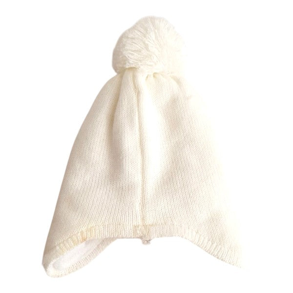 Gorro forrado polar Blanco Marca Otra 0-3 M Estado Casi tiki