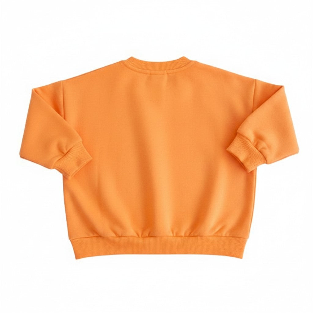 Polerón Algodón Naranja Marca Black and Blue 6 M Estado Tiki taka