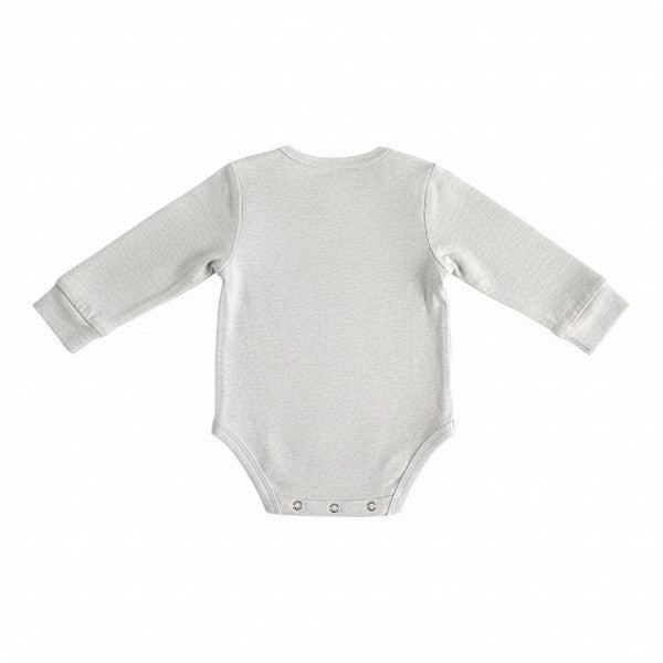 Body Algodón Gris Marca Opaline Recién Nacido Estado Tiki taka