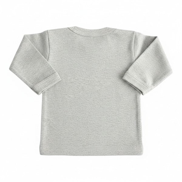 Camiseta Algodón Gris Marca Otra RN Estado Tiki taka