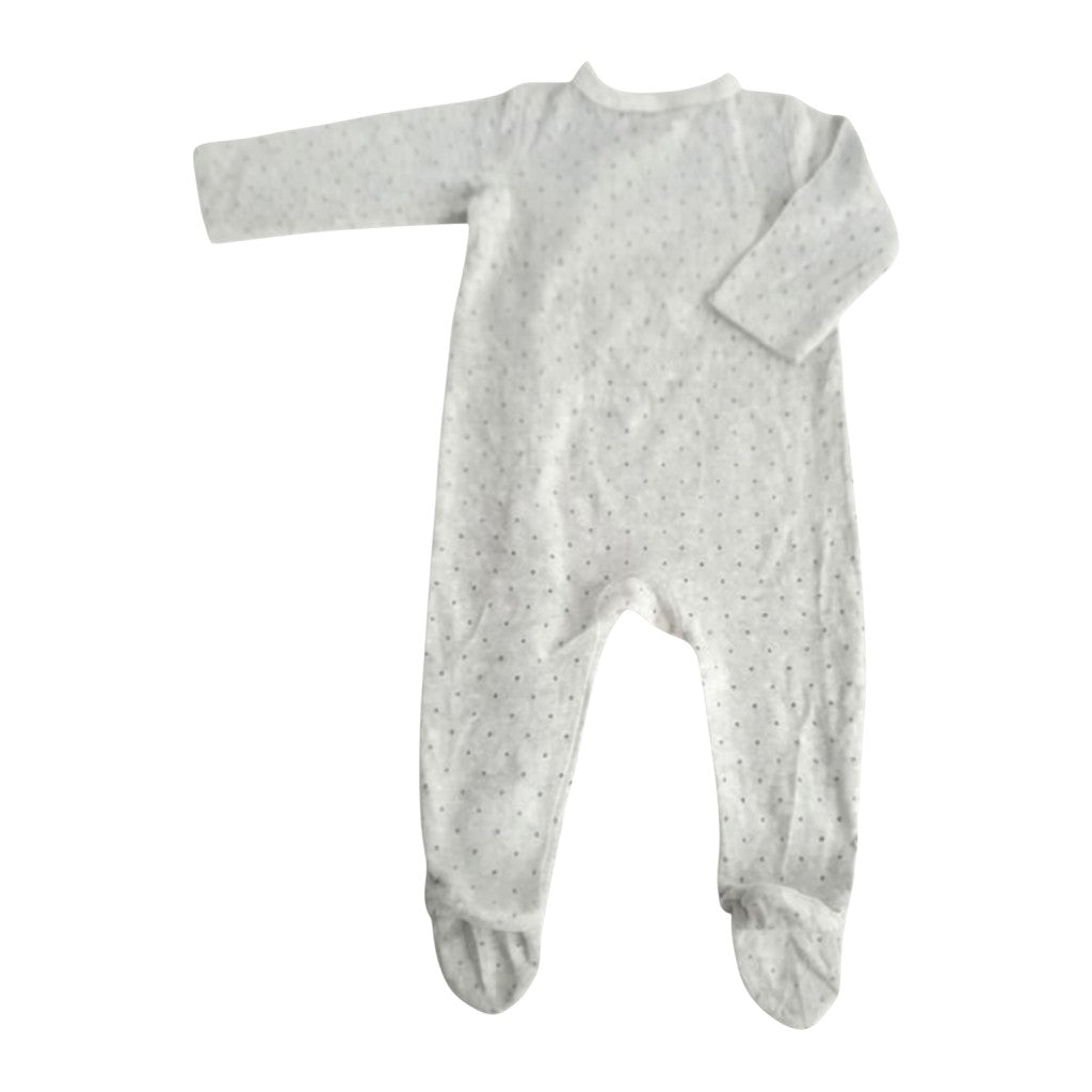 Osito Micropolar Gris Marca Baby harvest 9-12 M Estado Casi tiki