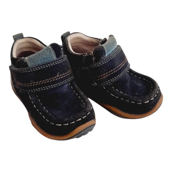 Zapato duro Gamuza Azul Marca Colloky 22 Estado Casi tiki