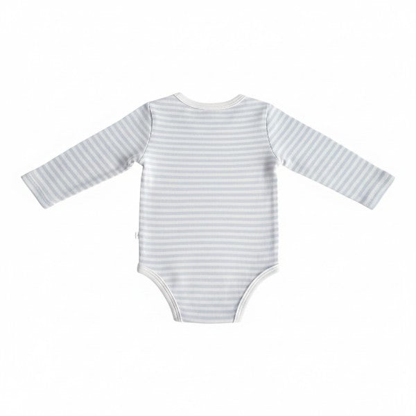 Body Algodón Rayas Marca Tribu 3-6 M Estado Tiki taka
