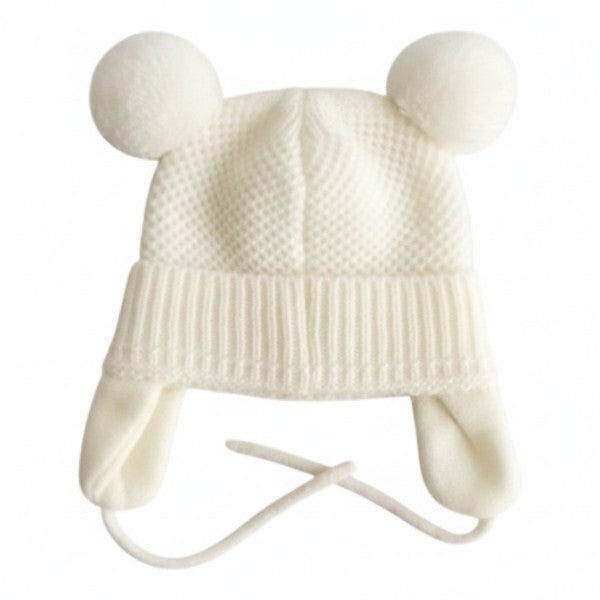 Gorro Tejido Blanco Marca Urb 9-12 M Estado Tiki taka