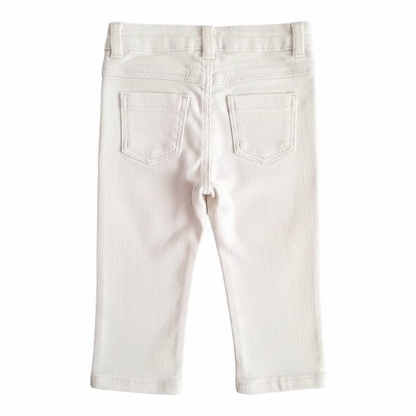 Pantalón Mezclilla Blanco Marca Otra 6 M Estado Casi tiki