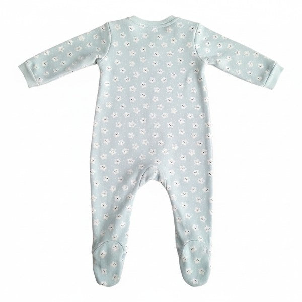 Pijama Micropolar Verde agua Marca Otra 18 M Estado Casi tiki