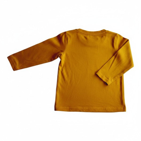 Polera manga larga Algodón Mostaza Marca Yamp! 2 A Estado Casi tiki