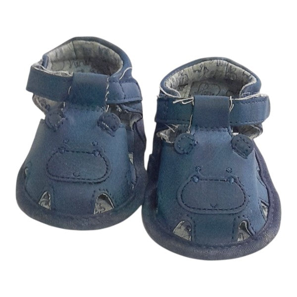 Sandalia blanda Tela Azul Marca Colloky 16 Estado Casi tiki