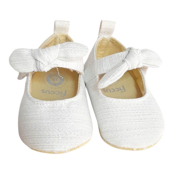 Zapatilla blanda Tela Blanco Marca Ficcus 15 Estado Tiki taka