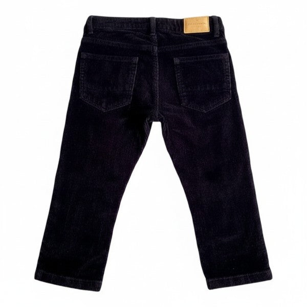 Pantalón Cotelé Negro Marca Zara 18 M Estado Tiki taka