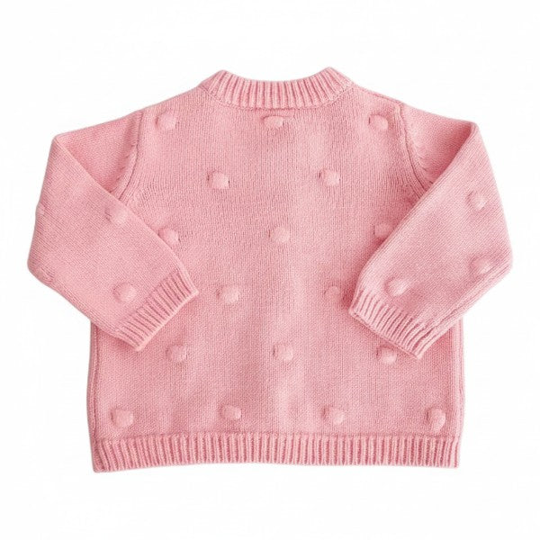 Chaleco Tejido Rosa Marca Opaline 0-3 M Estado Casi tiki