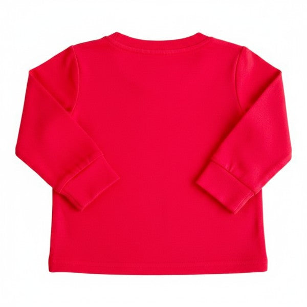 Polera manga larga Piqué Rojo Marca Otra 6-9 M Estado Tiki taka