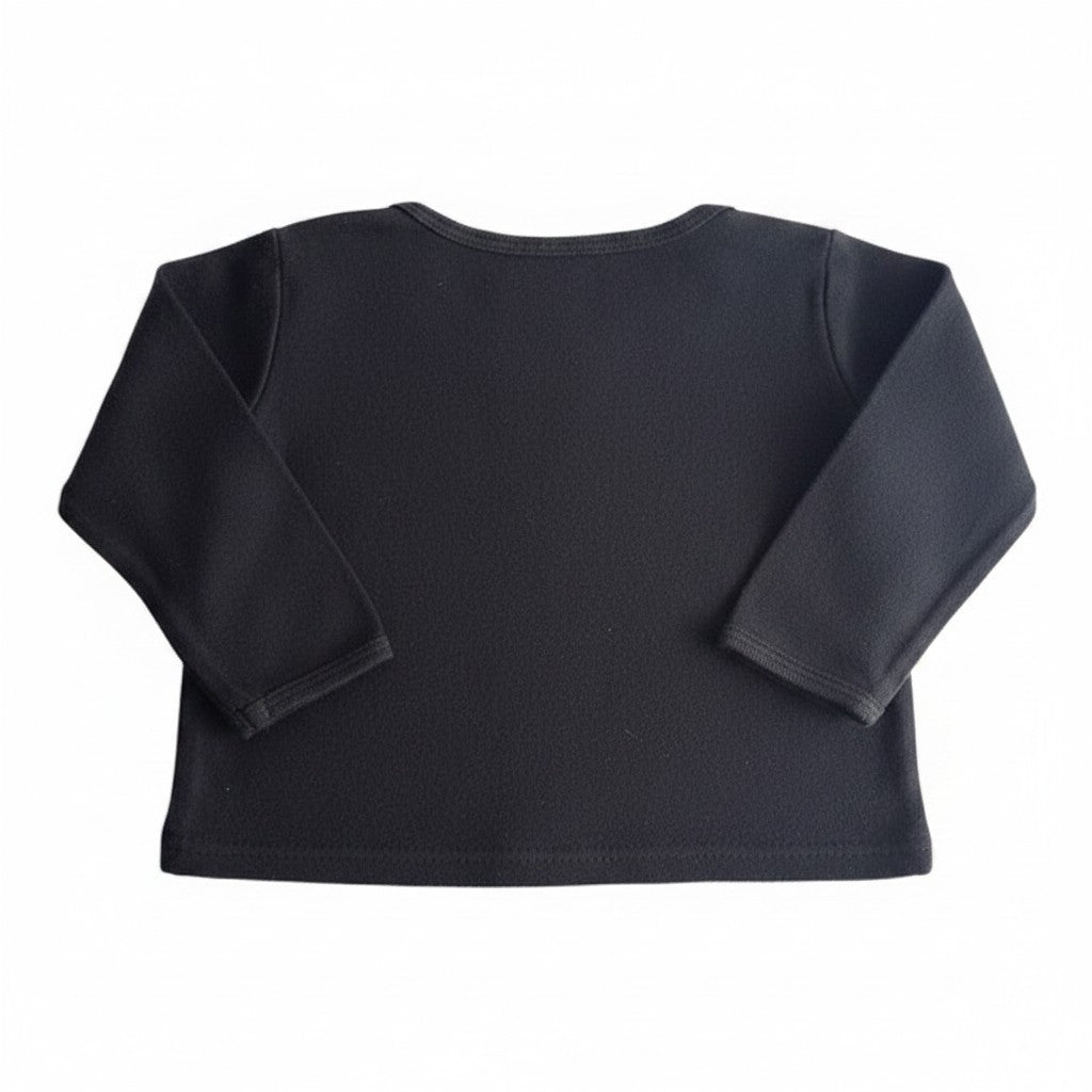 Polera manga larga Algodón Negro Marca Otra 9-12 M Estado Casi tiki