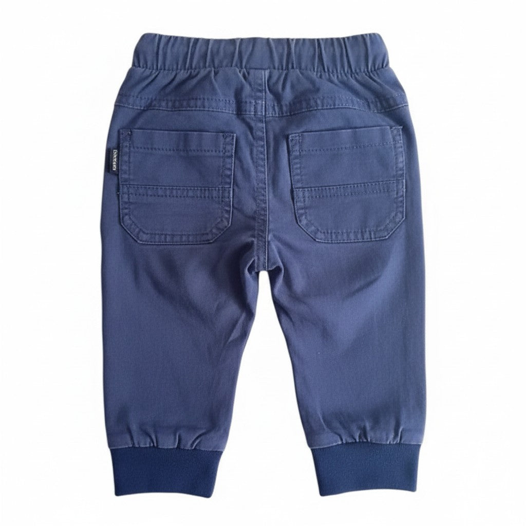 Pantalón Gabardina Azul Marca Black and blue 0-3 M Estado Casi tiki