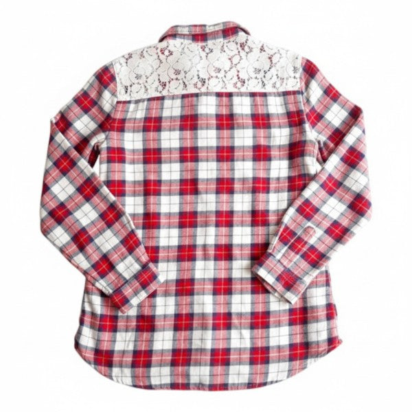 Camisa Algodón cuadrillé Marca Hym 8 A Estado Casi tiki