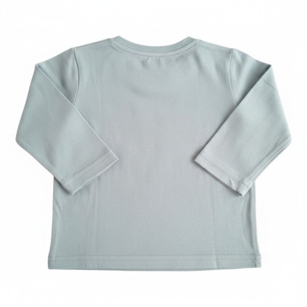 Polera manga larga Algodón Verde Marca Yamp! 12 M Estado Casi tiki