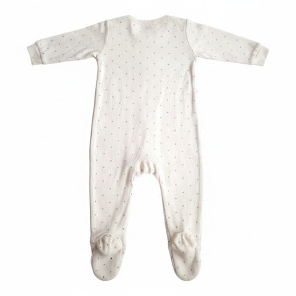 Pijama Micropolar Lunares Marca Hym 12-18 M Estado Casi tiki