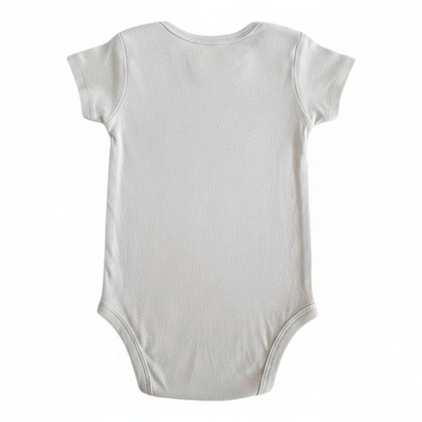 Body Manga Corta Algodón Crema Marca Carter's 6 M Estado Casi tiki