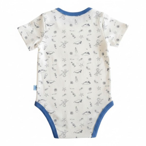 Body Manga Corta Algodón Diseños Marca Opaline 0-3 M Estado Tiki taka