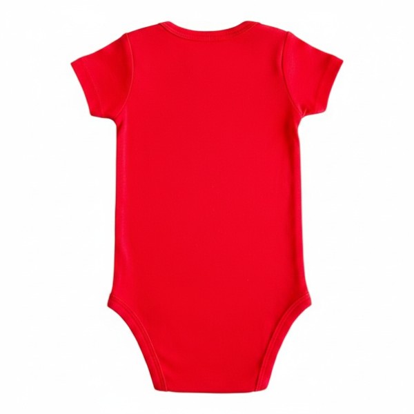 Body Manga Corta Algodón Rojo Marca Otra 3-6 M Estado Casi tiki