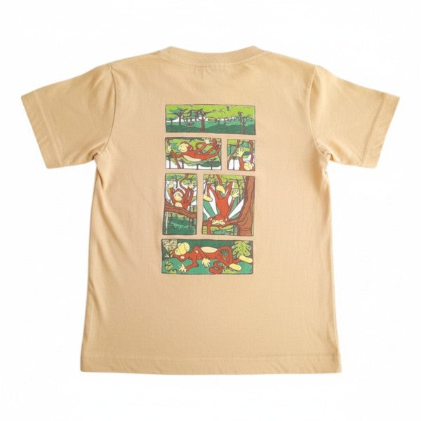 Polera manga corta Algodón Amarillo Marca Otra 6 A Estado Casi tiki