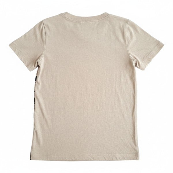 Polera manga corta Algodón Crema Marca Hym 7 A Estado Casi tiki