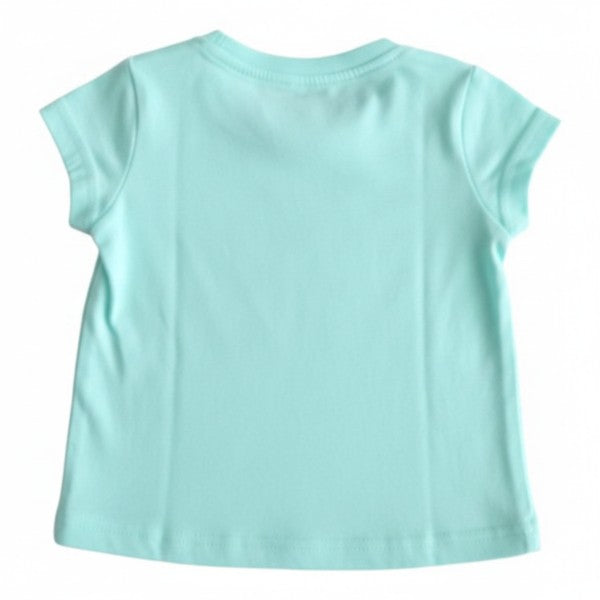 Polera manga corta Algodón Celeste Marca Otra 0-3 M Estado Casi tiki