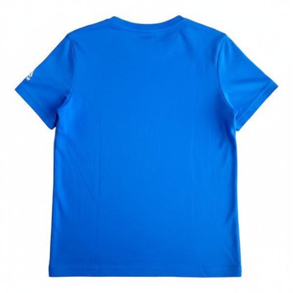 Polera manga corta Poliéster Azul Marca Reebok 6 A Estado Casi tiki