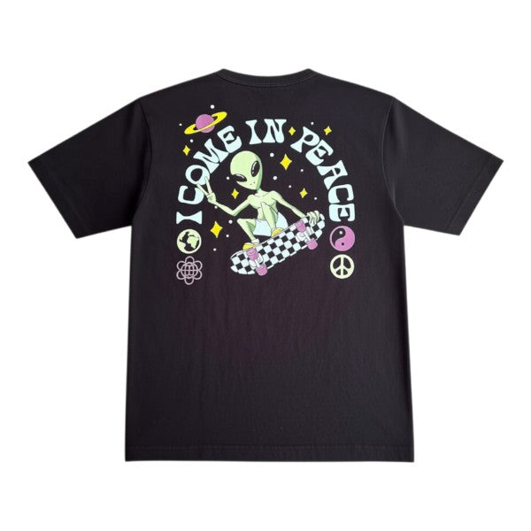 Polera manga corta Algodón Negro Marca Otra 6 A Estado Casi tiki
