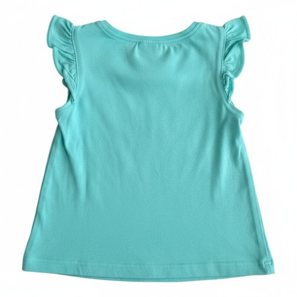 Polera manga corta Algodón Verde Marca Otra 3-6 M Estado Casi tiki