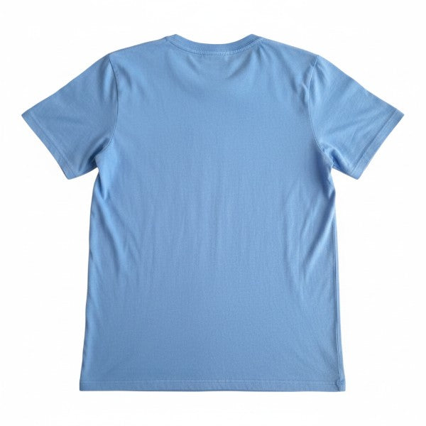 Polera manga corta Algodón Azul Marca Otra 8 A Estado Casi tiki