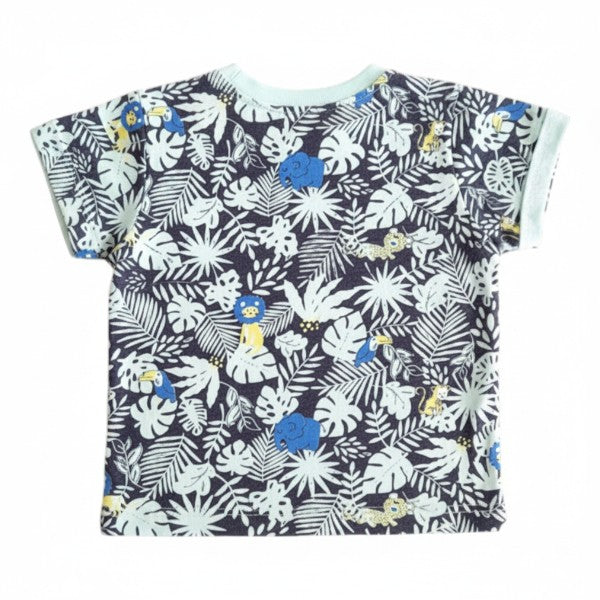 Polera manga corta Algodón Diseños Marca Yamp! 12 M Estado Casi tiki