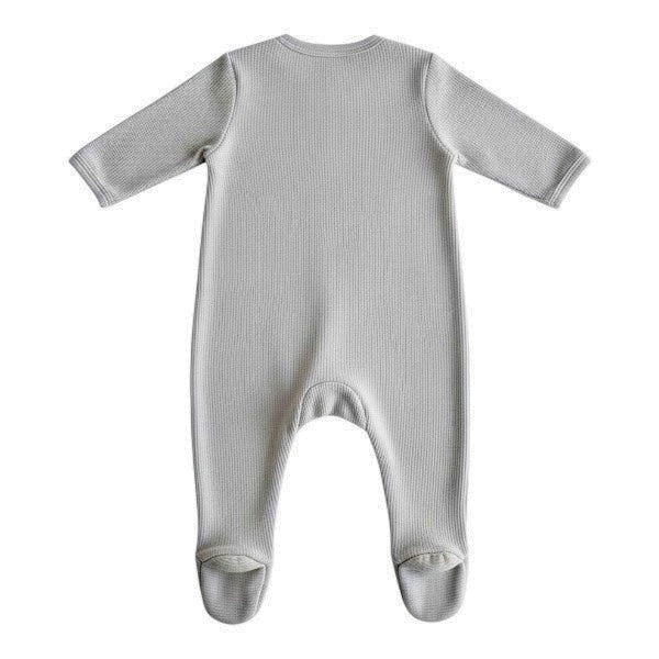 Osito Micropolar Verde agua Marca Baby harvest 3-6 M Estado Casi tiki
