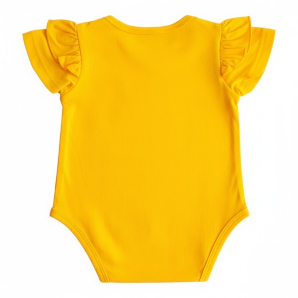 Body Manga Corta Algodón Amarillo Marca Otra 0-3 M Estado Casi tiki