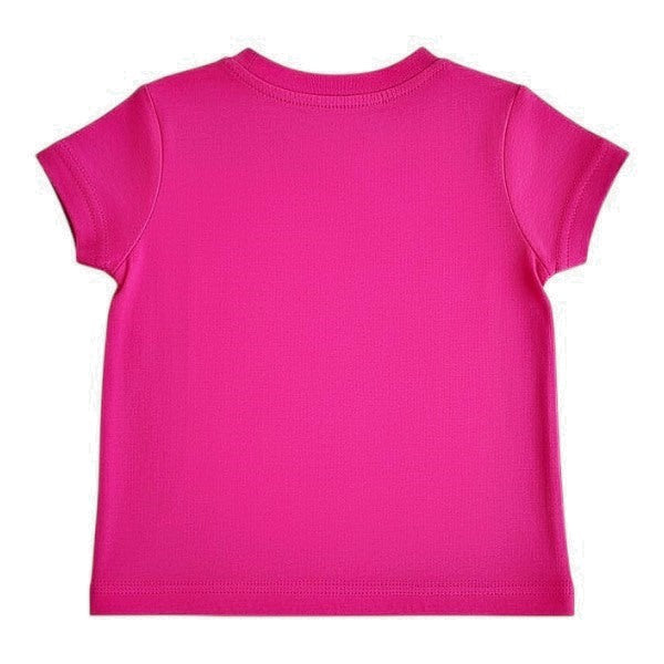 Polera manga corta Algodón Rosa Marca Ficcus 3-6 M Estado Casi tiki