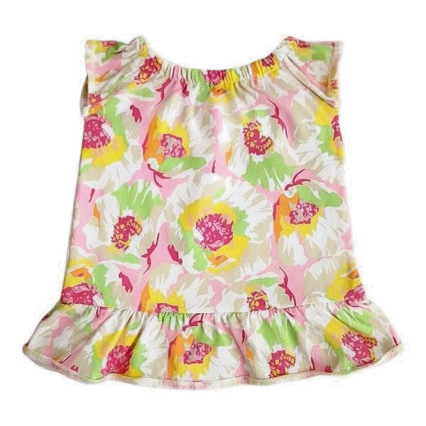 Blusa Manga Corta Tela Diseños Marca Yamp! 6 M Estado Tiki taka