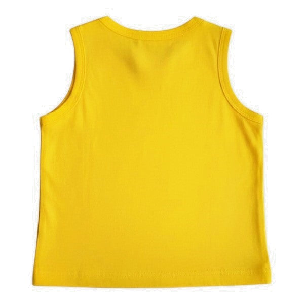 Polera manga corta Algodón Amarillo Marca Carter's 12 M Estado Tiki taka
