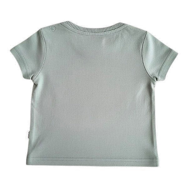Polera manga corta Algodón Verde agua Marca Otra 3-6 M Estado Casi tiki