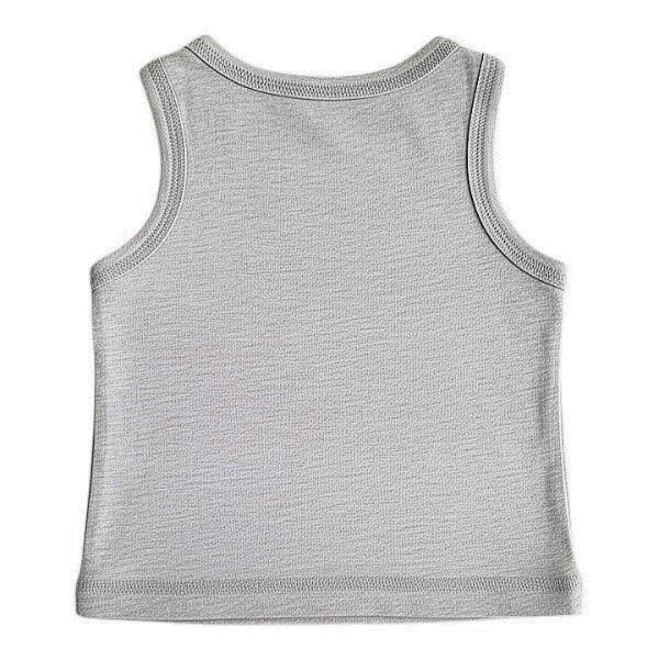 Polera manga corta Algodón Gris Marca Otra 12 M Estado Casi tiki