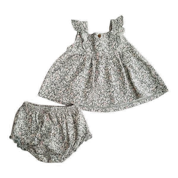 Vestido Tela Diseños Marca Tribu 6-9 M Estado Casi tiki
