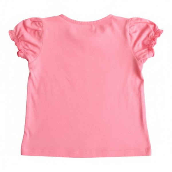 Polera manga corta Algodón Rosa Marca Baby harvest 2 A Estado Casi tiki