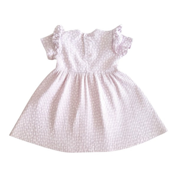 Vestido Tela Lila Marca Baby harvest 18 M Estado Casi tiki