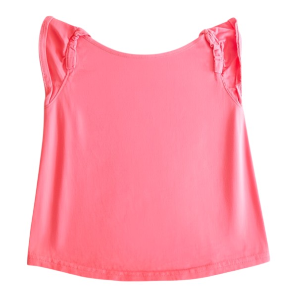 Polera manga corta Algodón Rosa Marca Pillin 18 M Estado Casi tiki