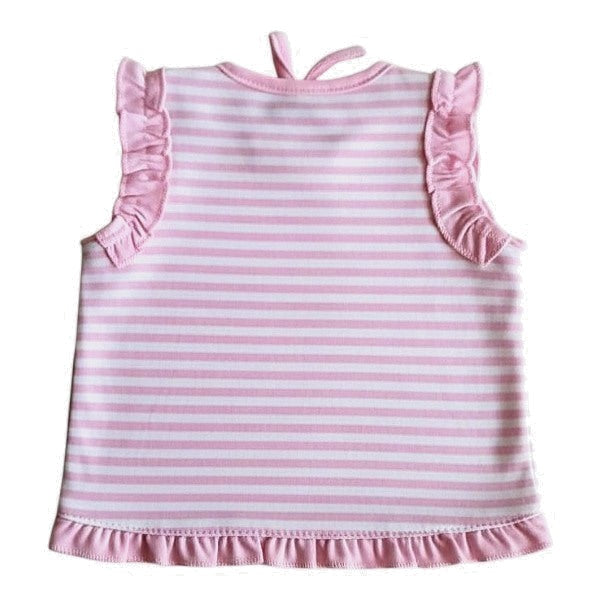 Polera manga corta Algodón Rosa Marca Otra 3-6 M Estado Tiki taka