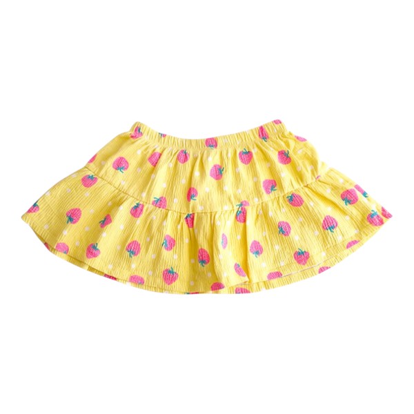 Falda Tela Amarillo Marca Otra 6 A Estado Casi tiki