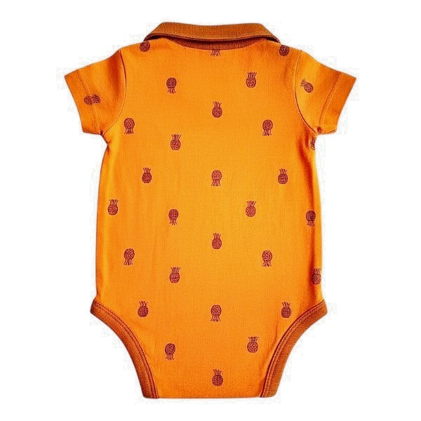 Body camisa Algodón Naranja Marca Carter's 6 M Estado Tiki taka